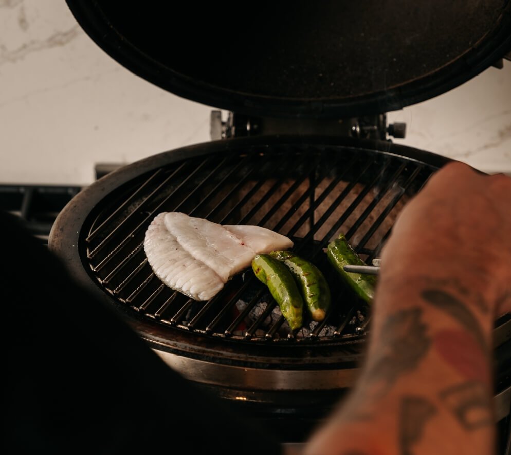 Pesce e verdure alla griglia al ristorante I Morosetti Verona